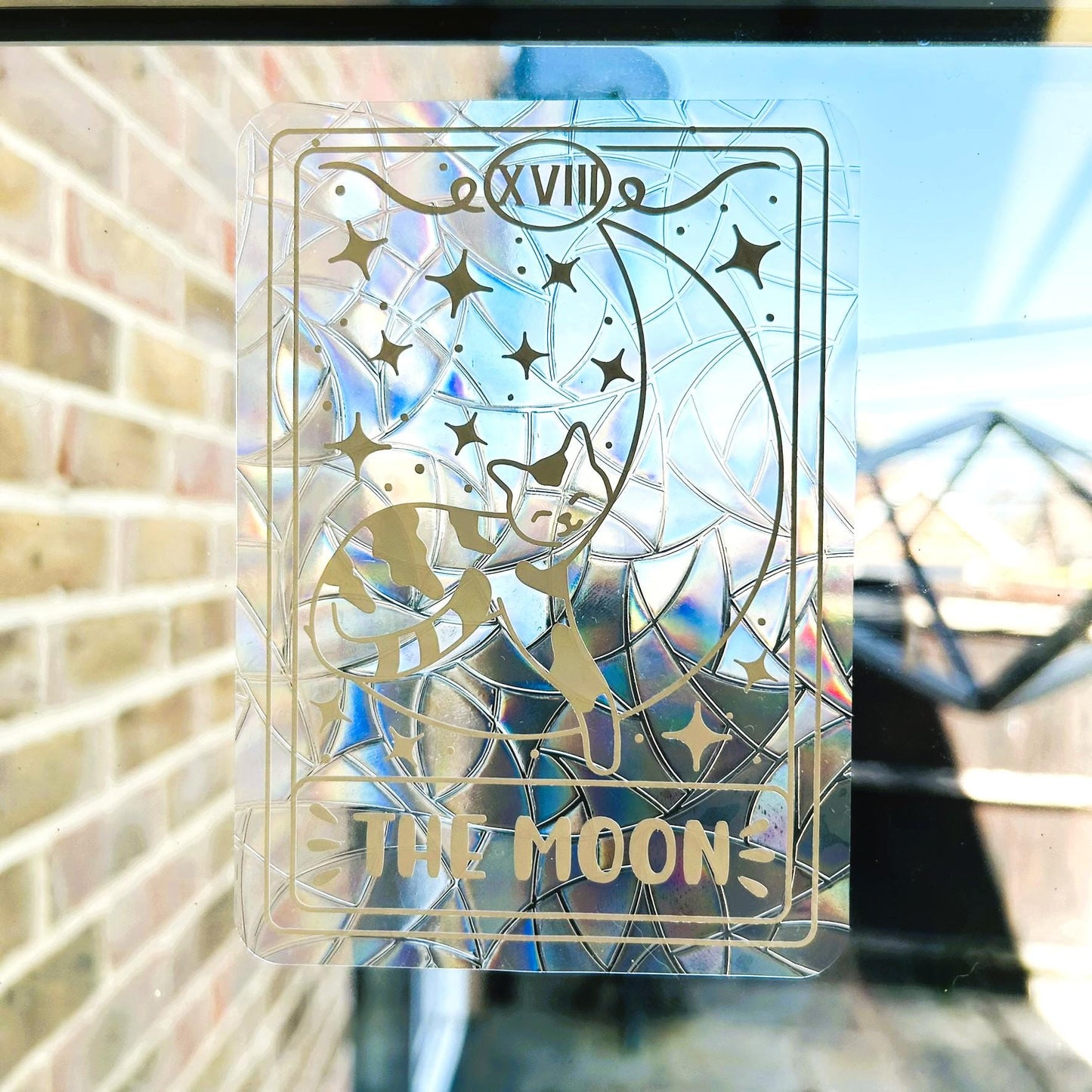 Cat Suncatcher - The Moon