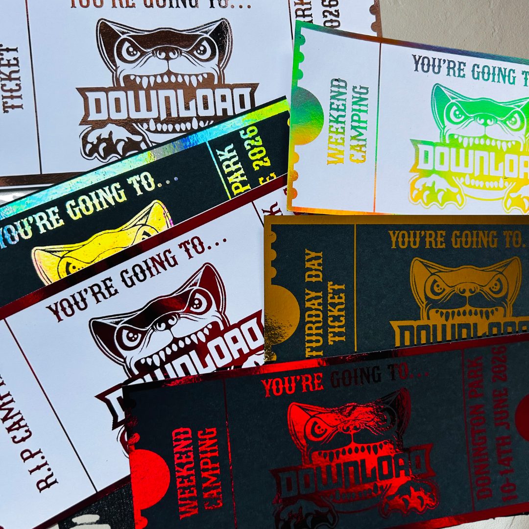 Personalised Download Festival - Souvenir Ticket
