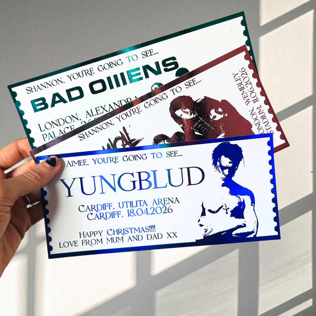 Personalised Yungblud Souvenir Ticket