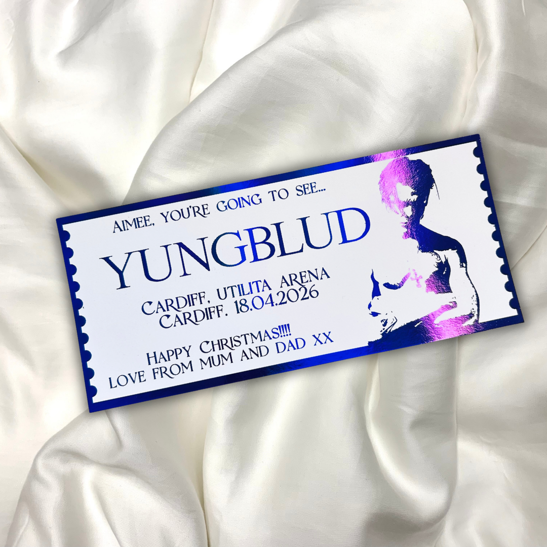Personalised Yungblud Souvenir Ticket