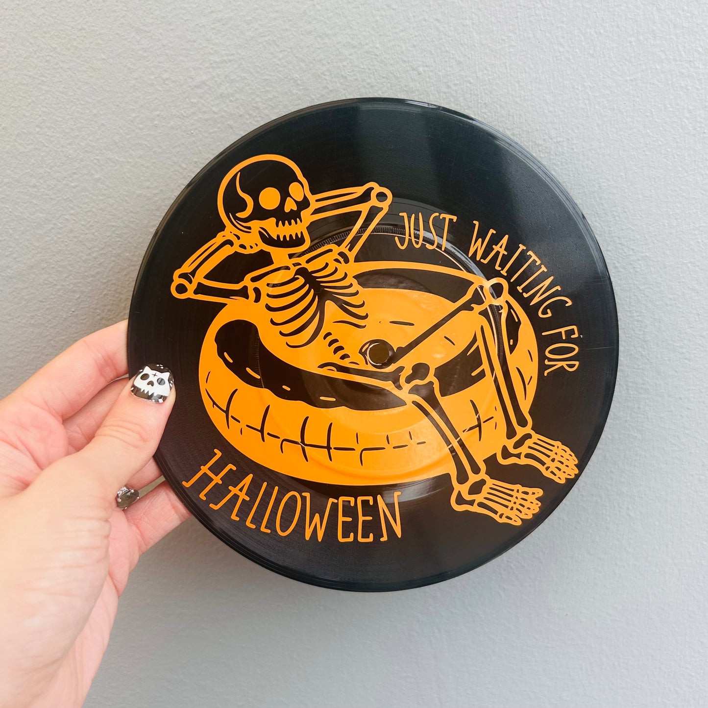 Waiting for Halloween - Vinyl Record Wall Hanging