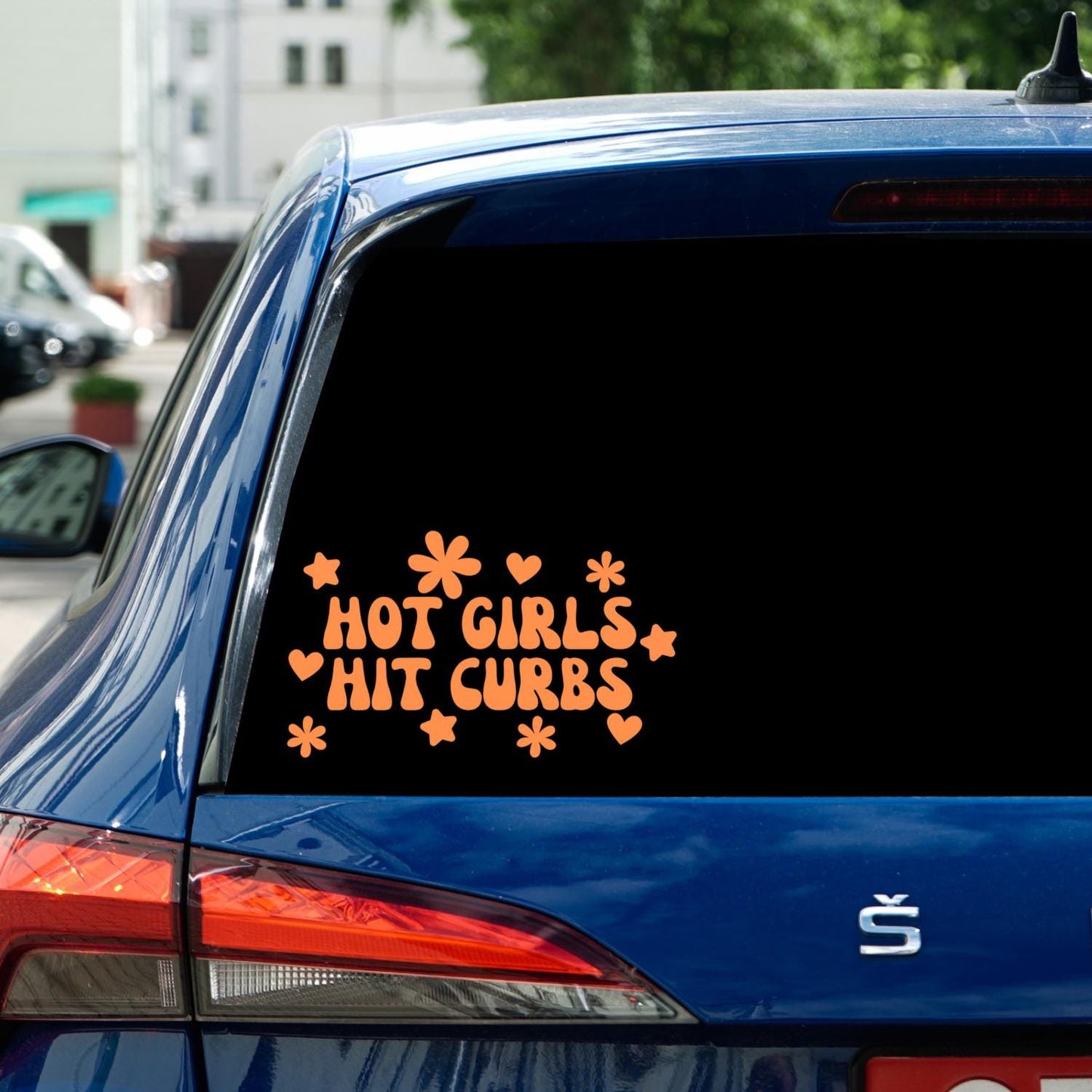 Hot girls hit curbs