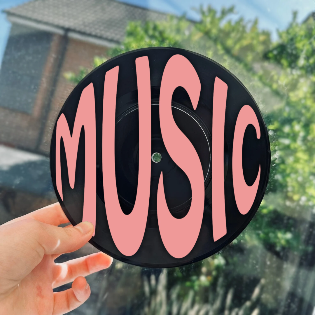 Music - Vinyl Record Wall Hanging