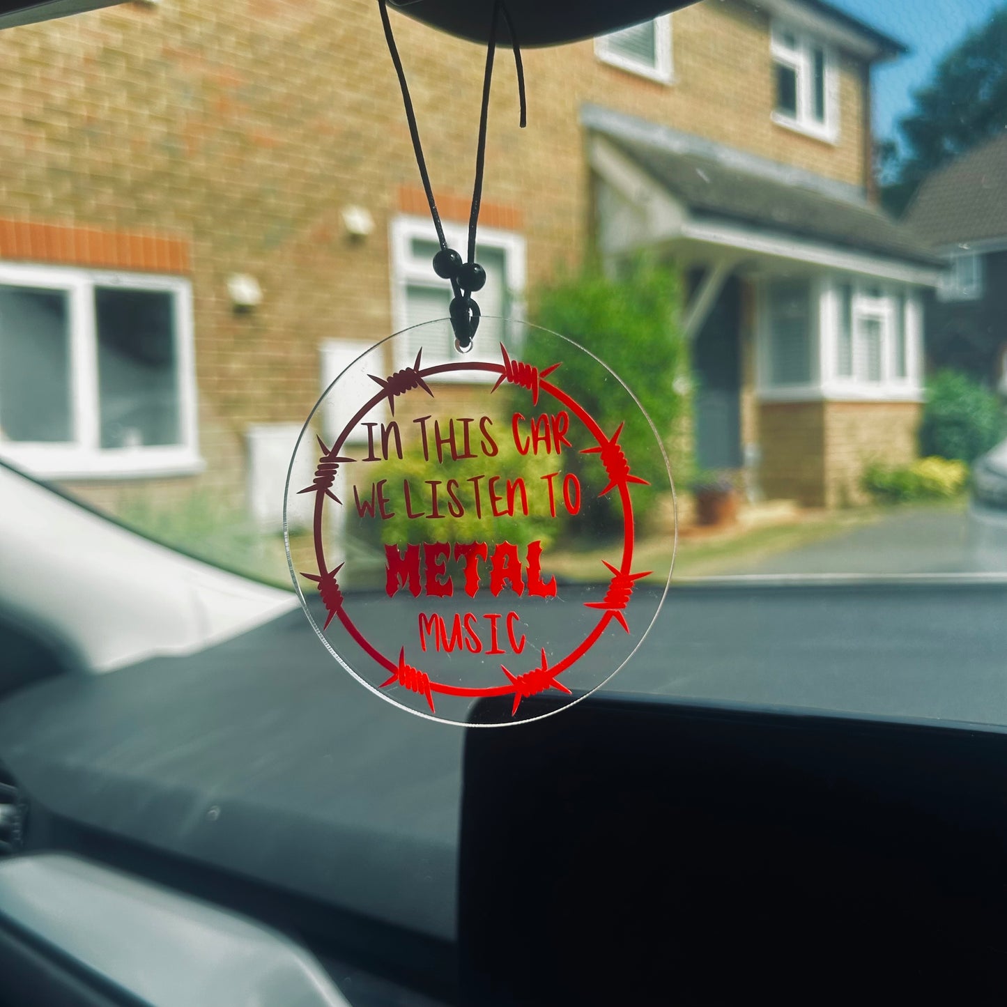 Metal Music - Car Hanger