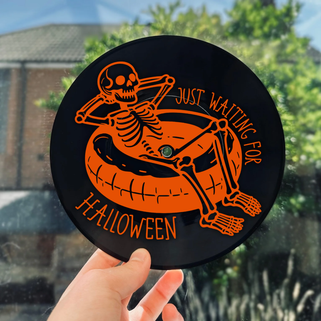 Waiting for Halloween - Vinyl Record Wall Hanging