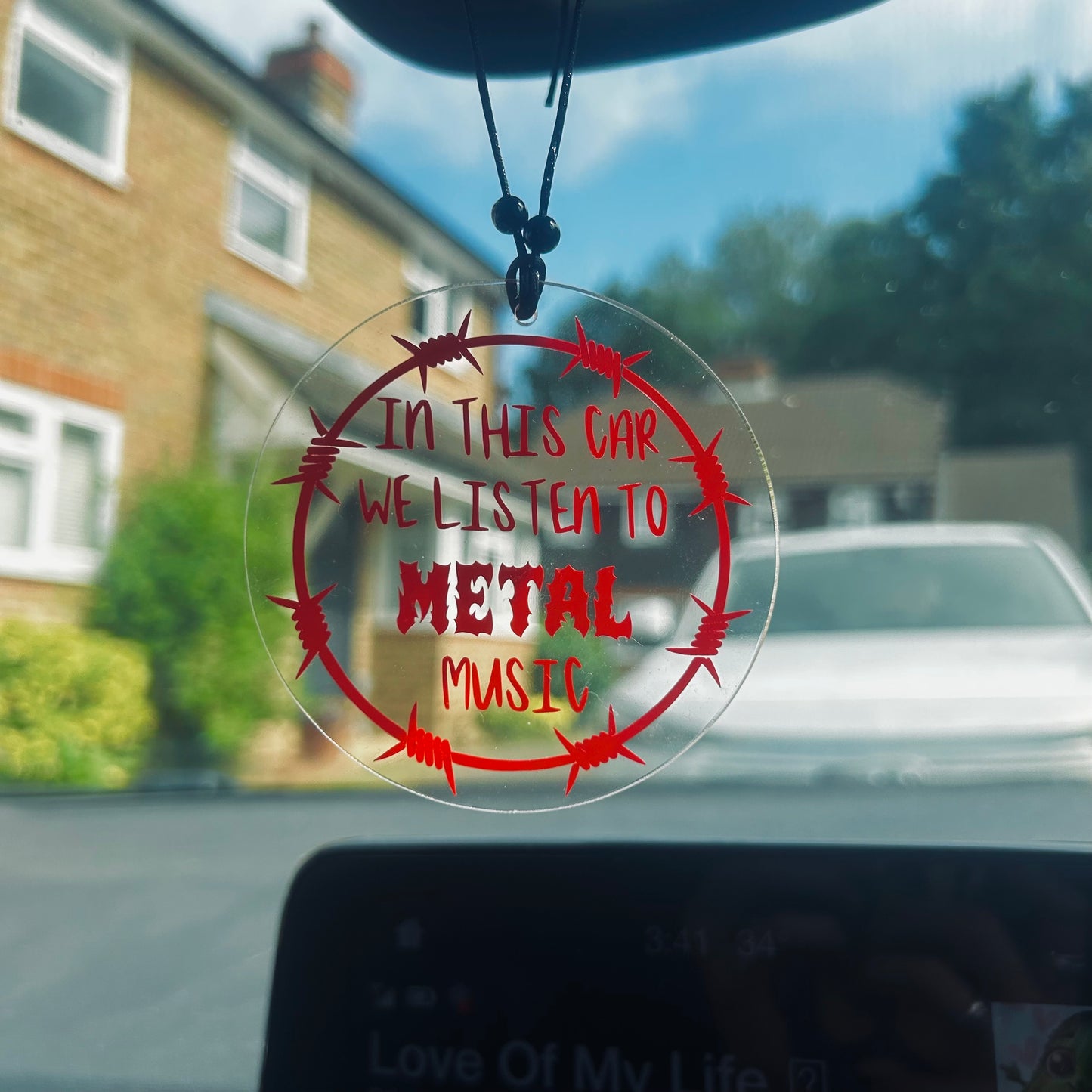 Metal Music - Car Hanger