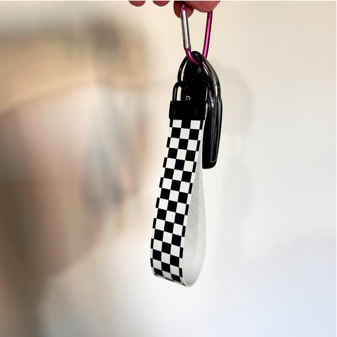 Checkered Wristlet