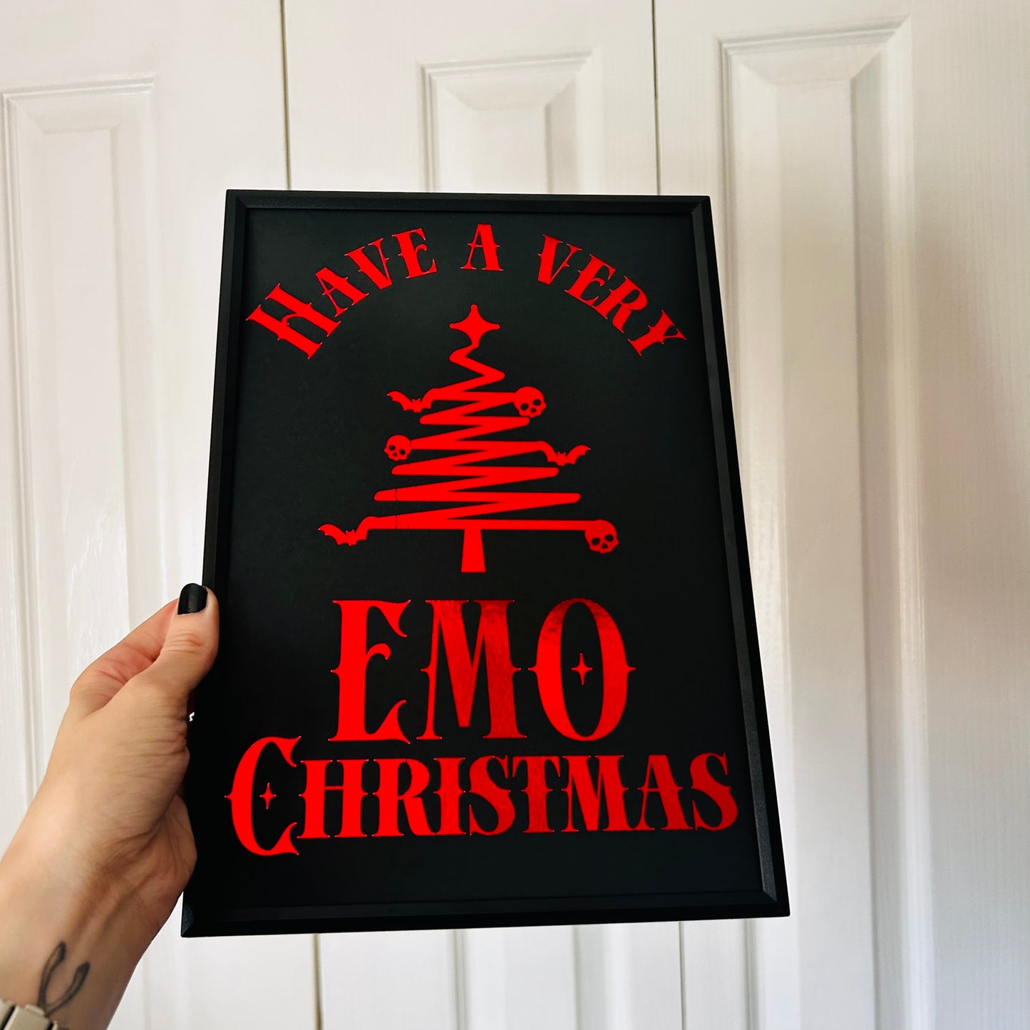 Have a Very Emo Christmas - Foiled Print