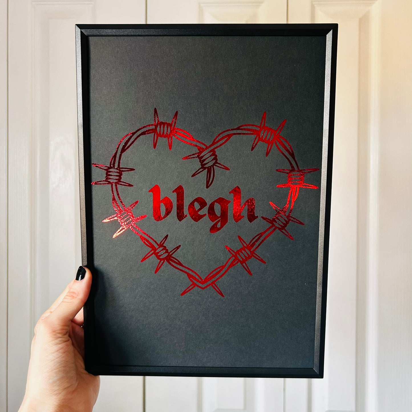 Blegh - Foiled Print