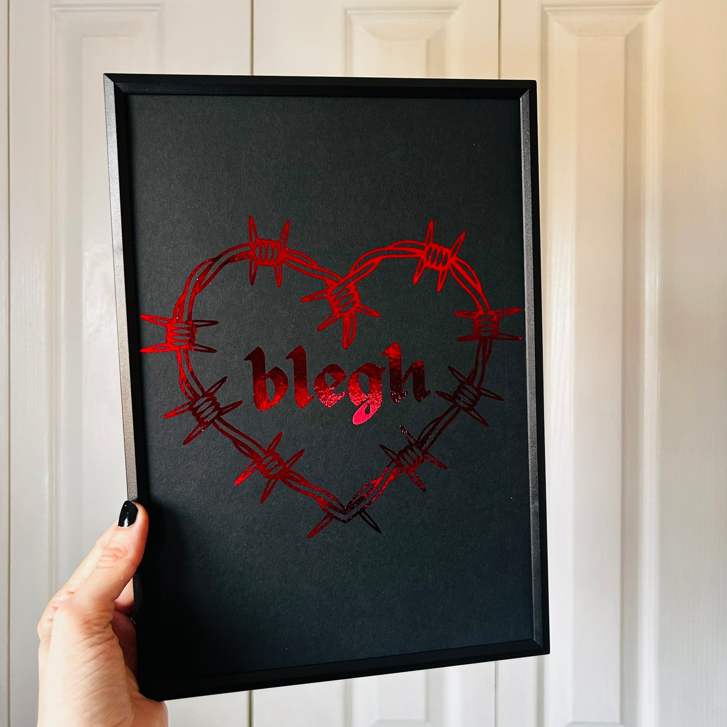 Blegh - Foiled Print