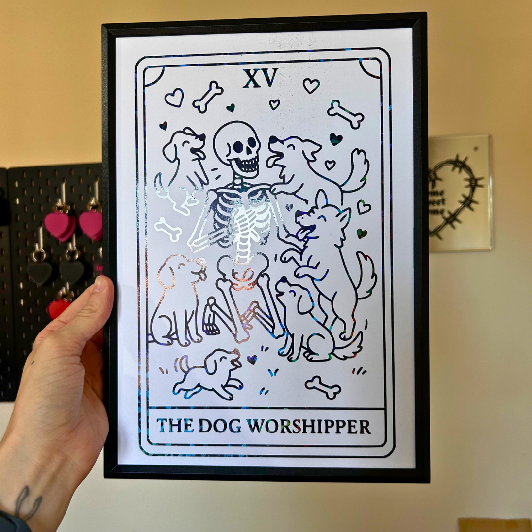The Dog Worshipper Tarot Card Print