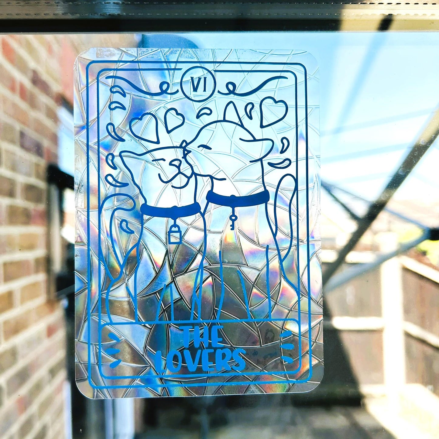 Cat Suncatcher - The Lovers
