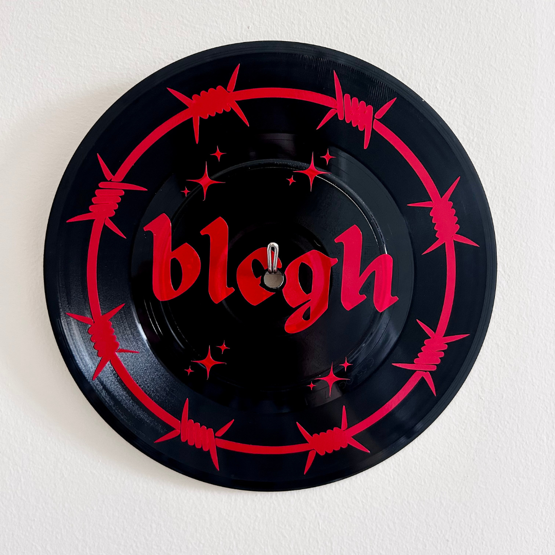 Blegh - Vinyl Record Wall Hanging