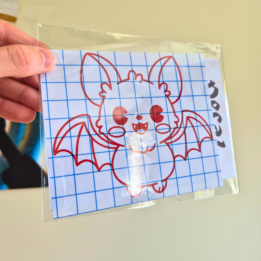 Cute Little Bat - Car Decal Sticker