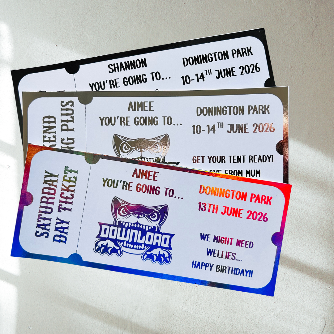 Personalised Download Festival - Souvenir Ticket