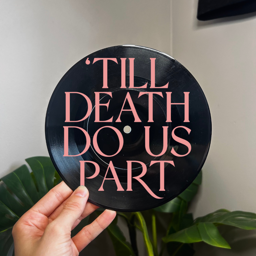 Till Death - Vinyl Record Wall Hanging