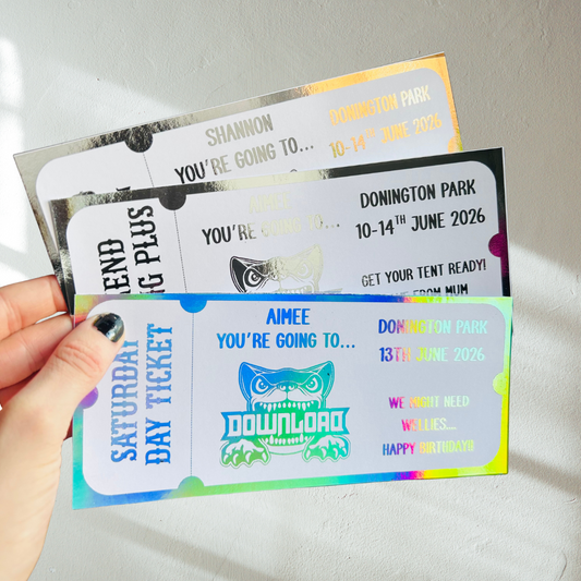 Personalised Download Festival - Souvenir Ticket