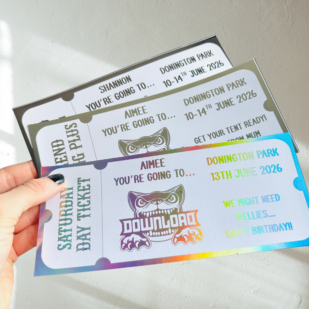 Personalised Download Festival - Souvenir Ticket