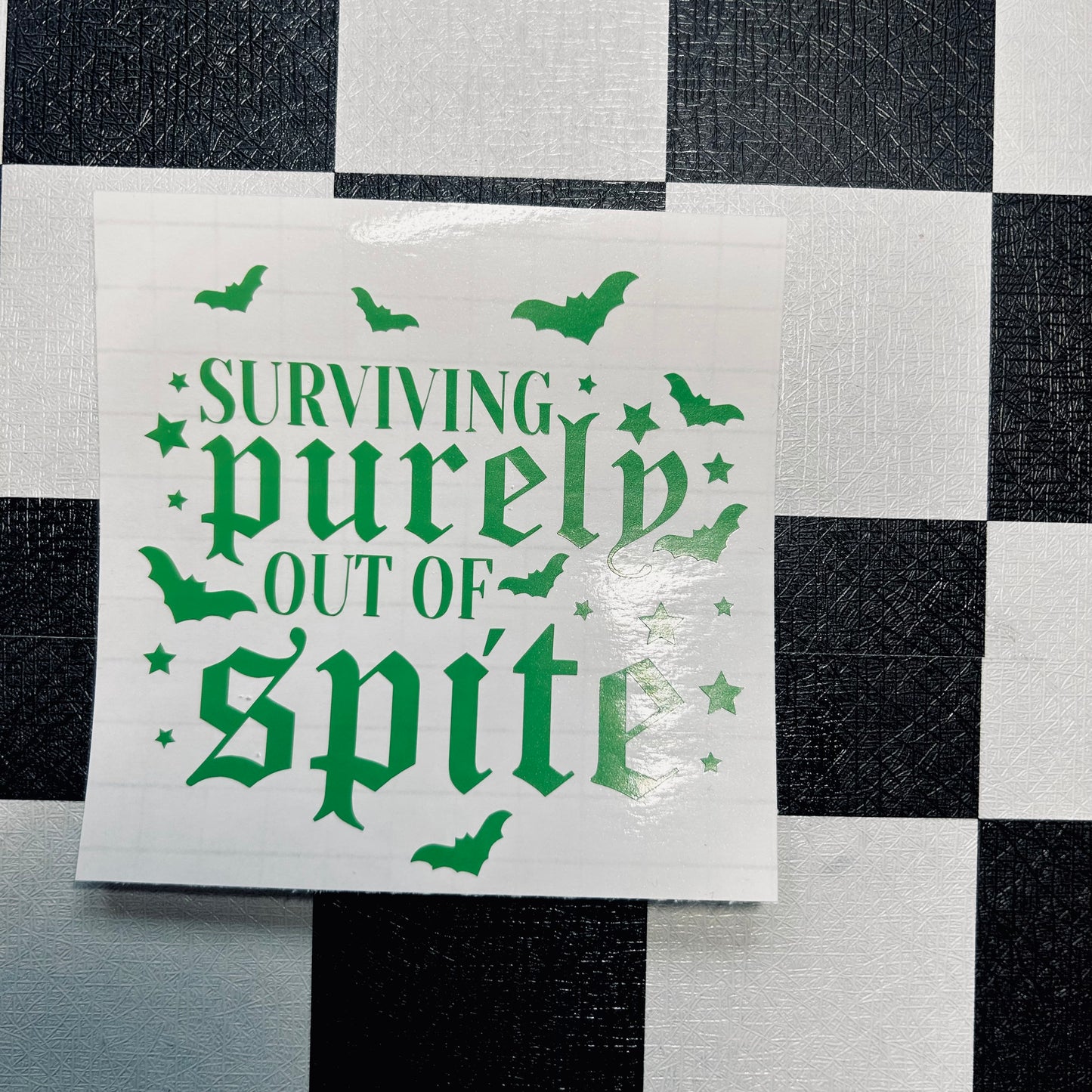 Surviving Out Of Pure Spite