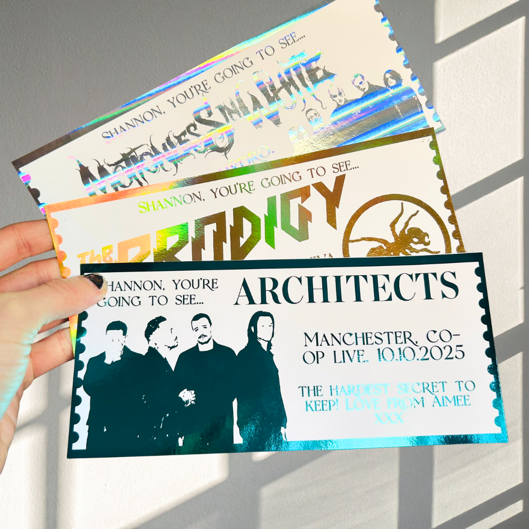 Personalised Architects Souvenir Ticket