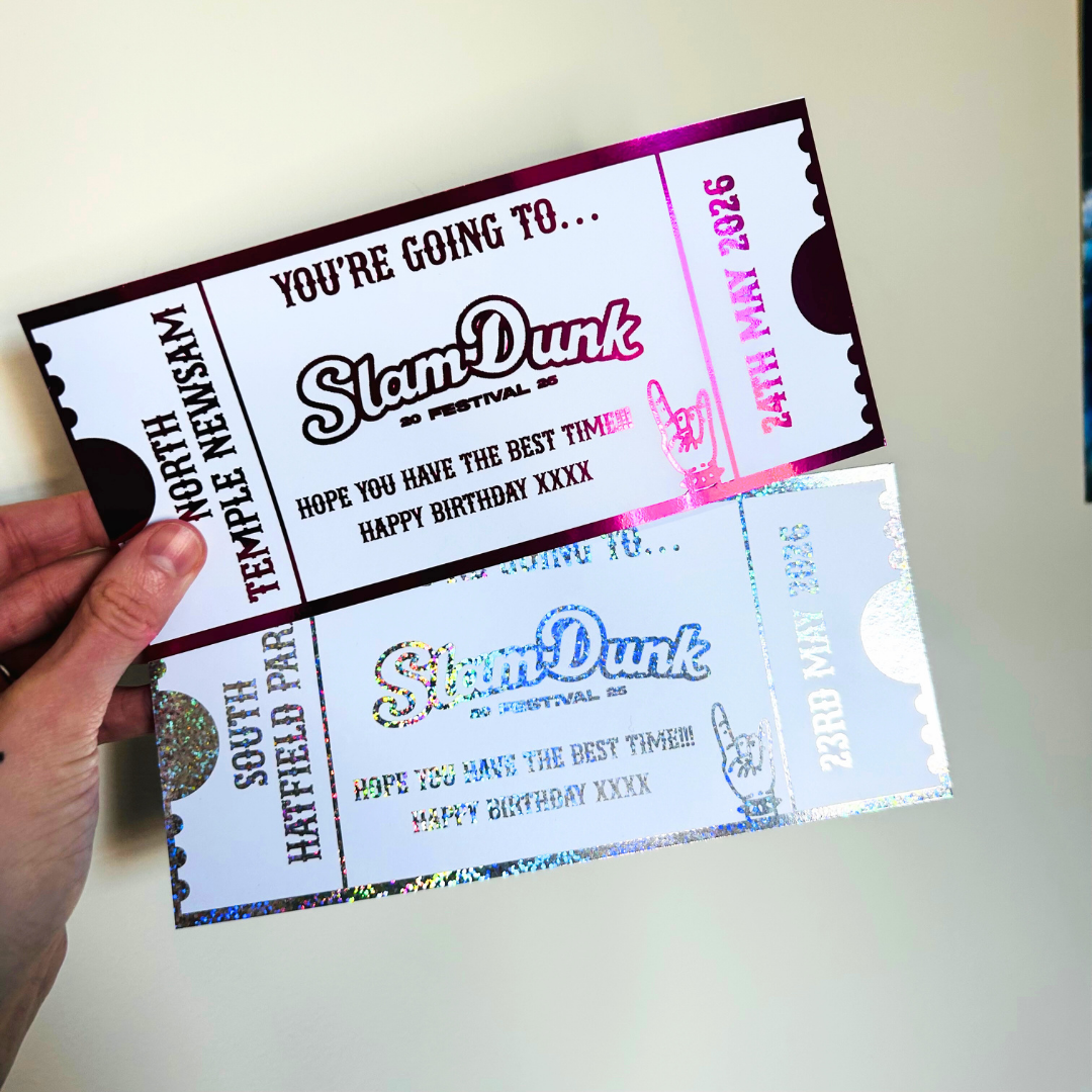 Personalised Slam Dunk Festival Ticket
