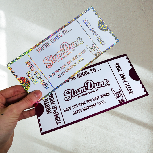 Personalised Slam Dunk Festival Ticket