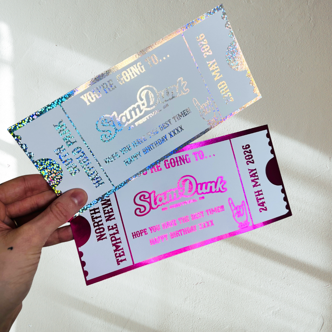 Personalised Slam Dunk Festival Ticket
