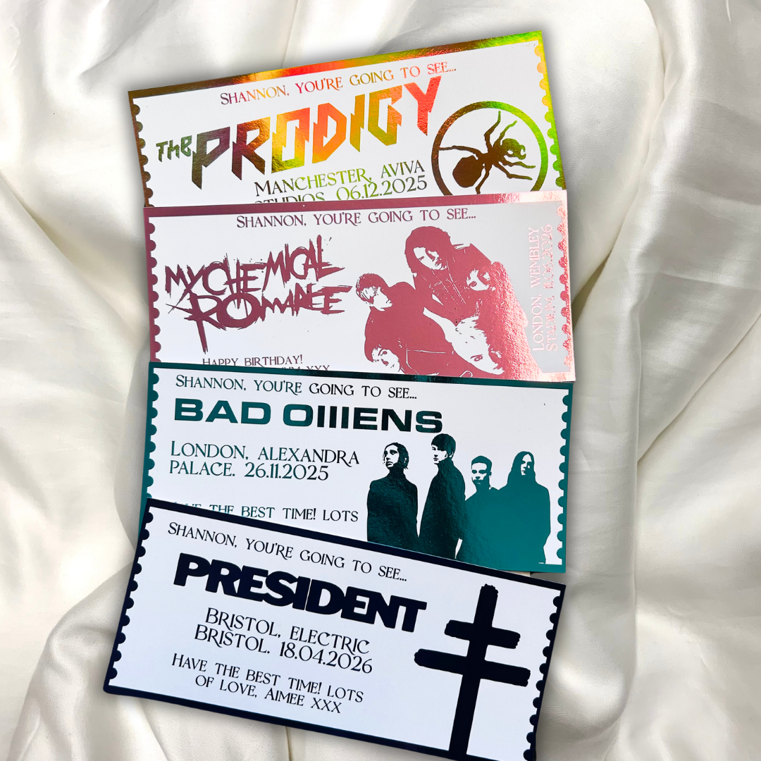 Personalised Architects Souvenir Ticket