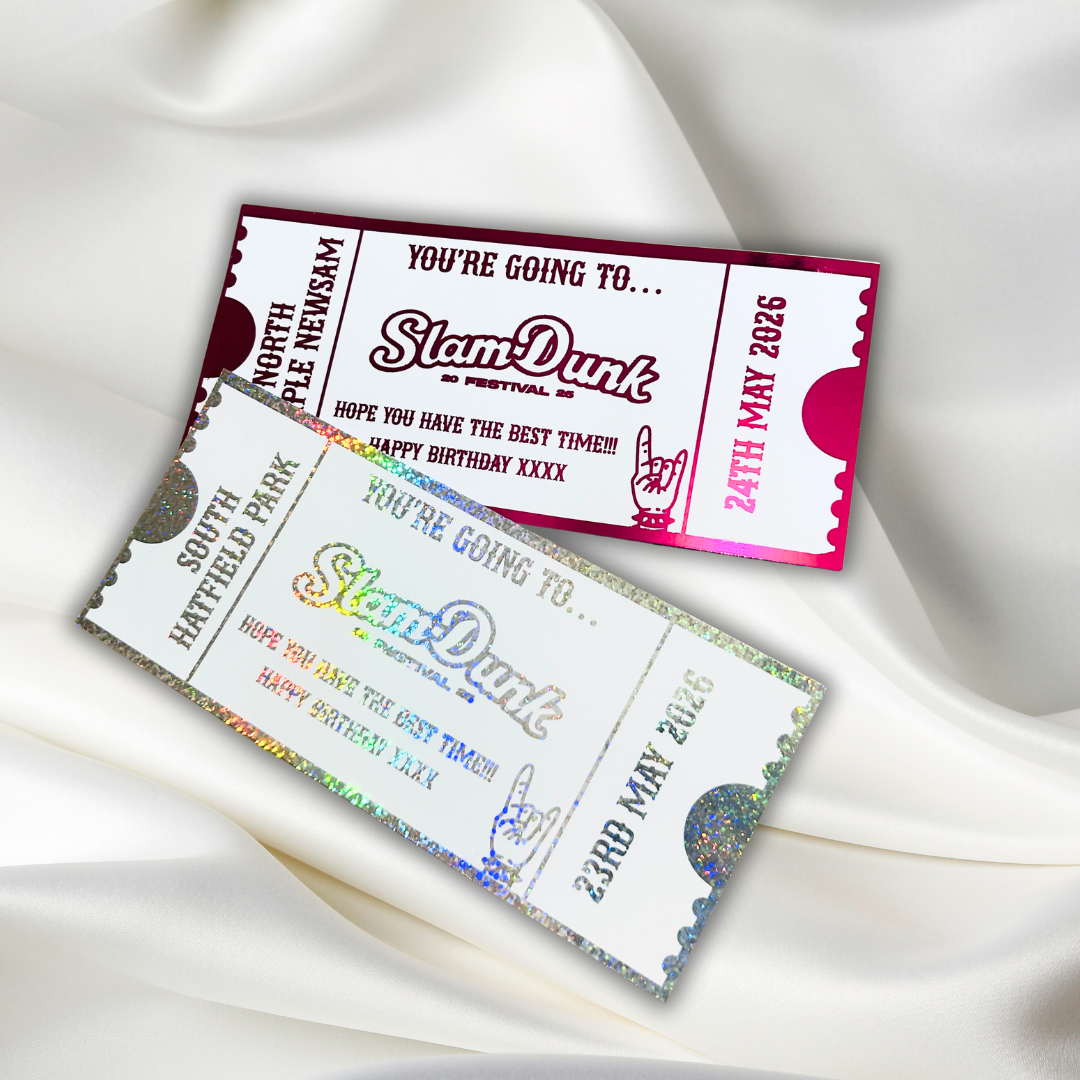 Personalised Slam Dunk Festival Ticket
