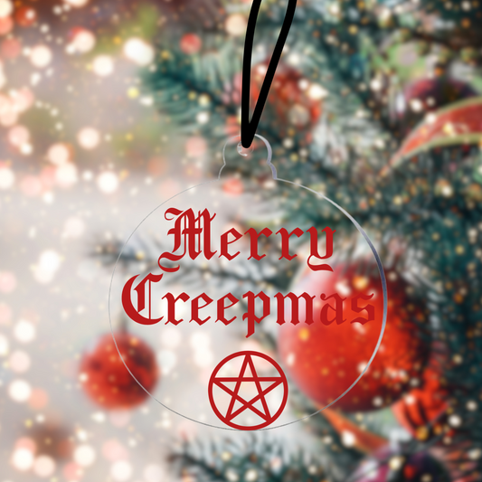 Merry Creepmas - Acrylic Tree Hanger