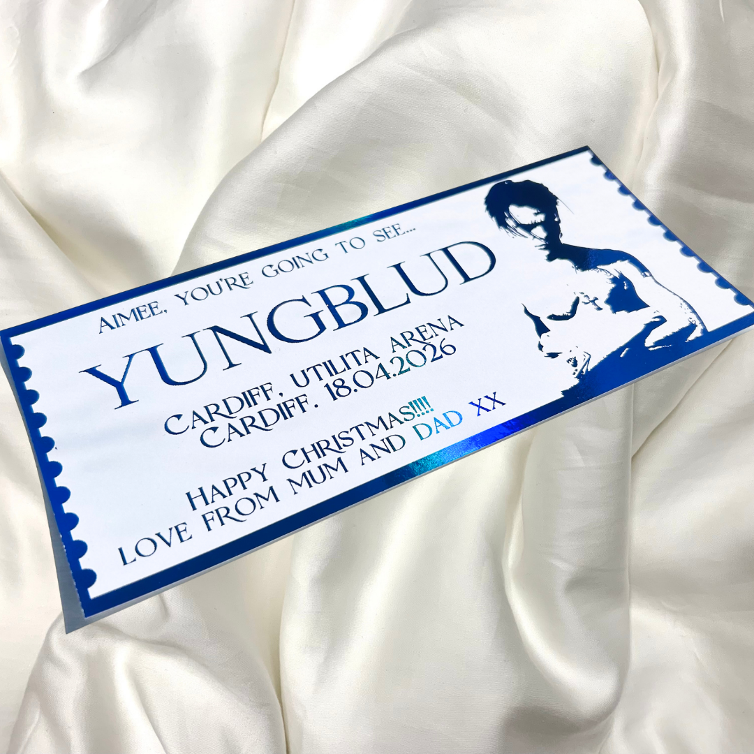 Personalised Yungblud Souvenir Ticket