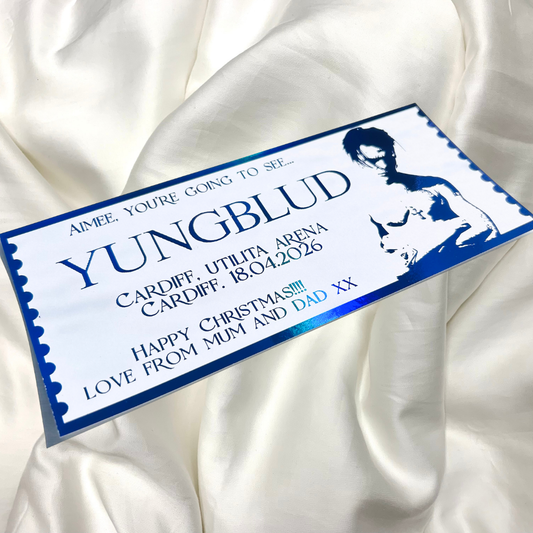 Personalised Yungblud Souvenir Ticket