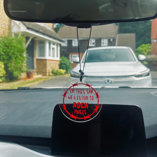 Rock Music - Car Hanger