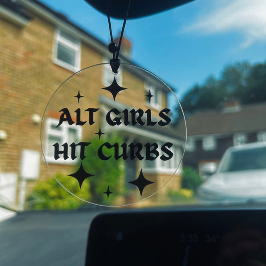 Alt Girls Hit Curbs - Car Hanger