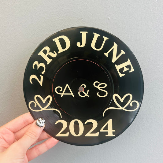 Custom Date Vinyl Record