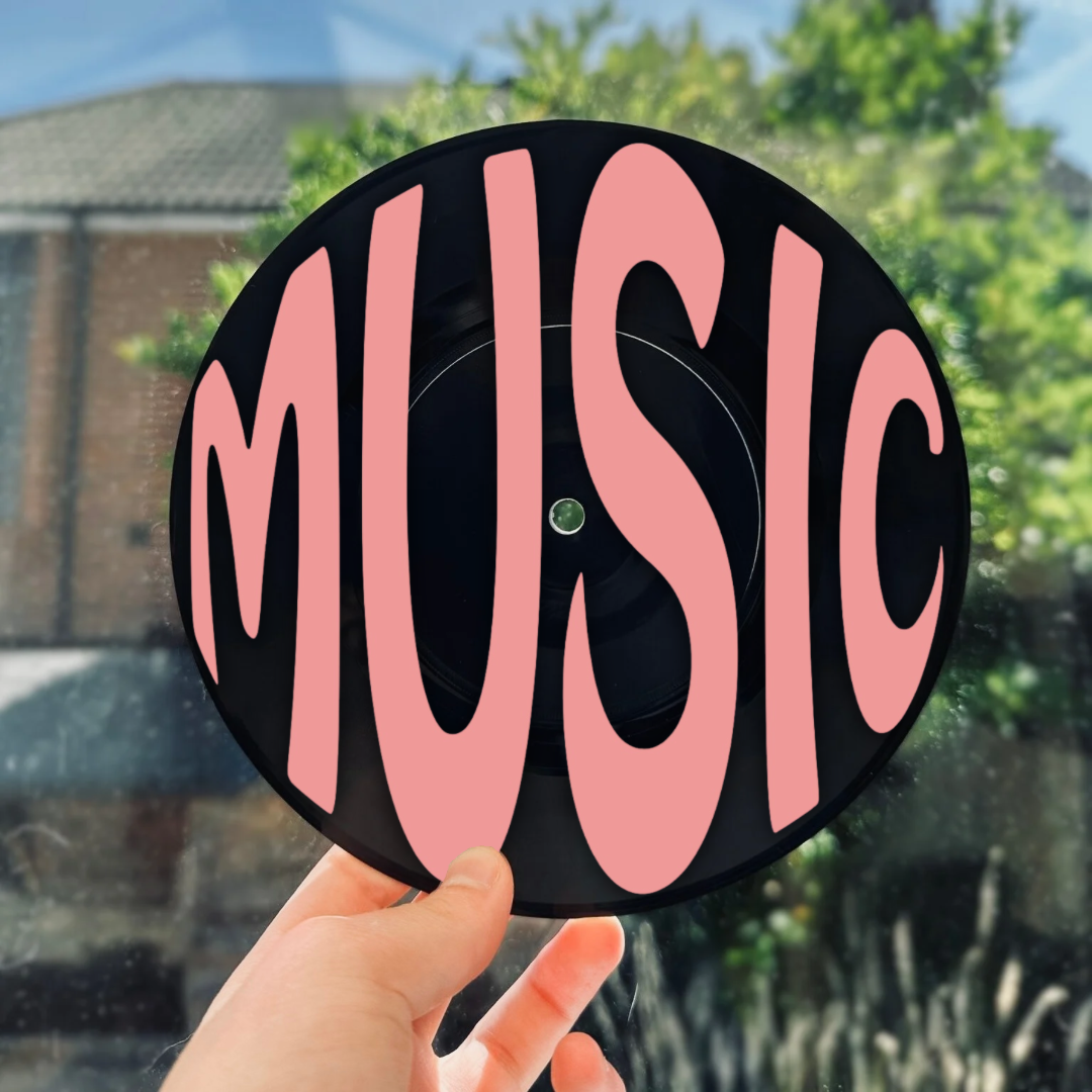 Music - Vinyl Record Wall Hanging