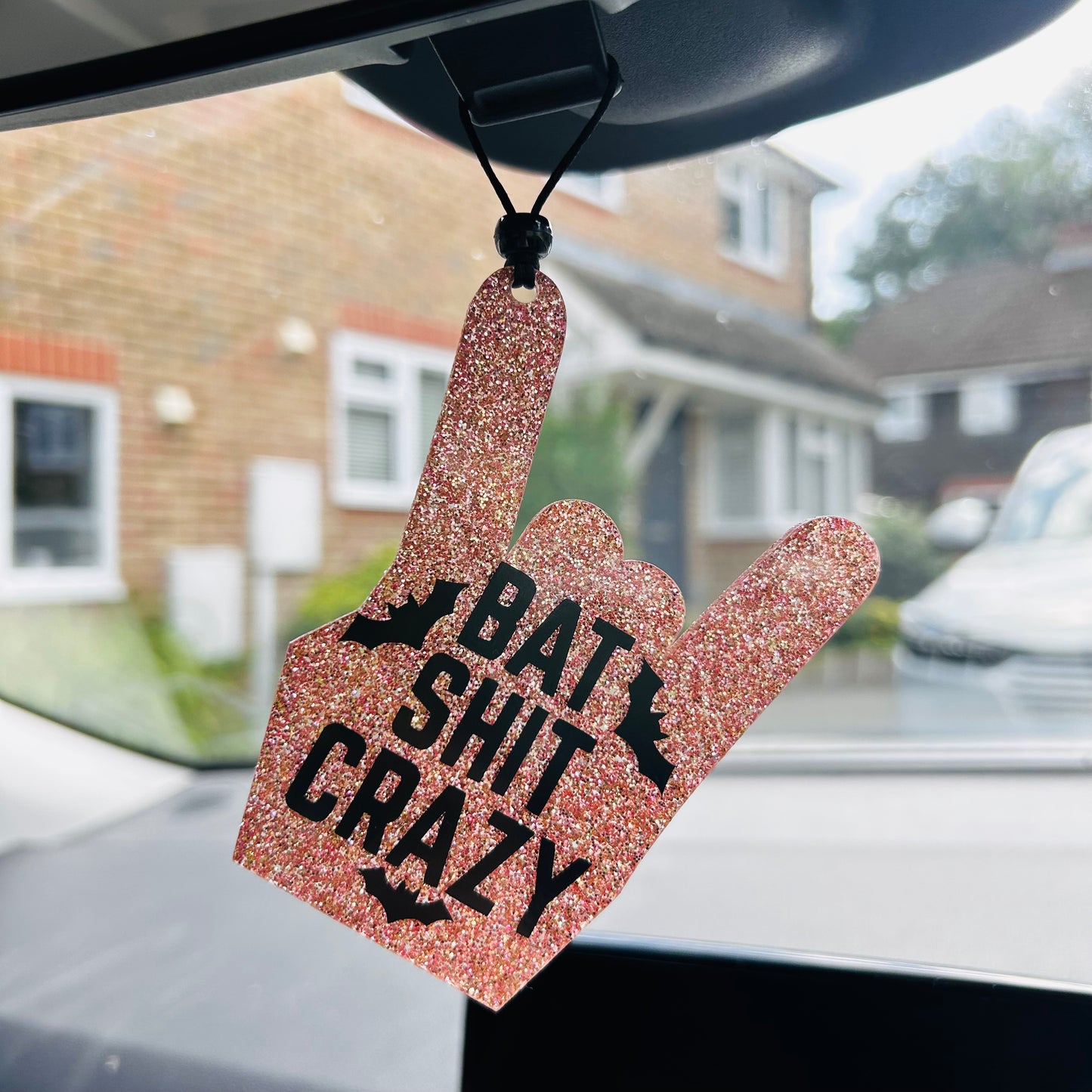 Bat Shit Crazy - Car Hanger
