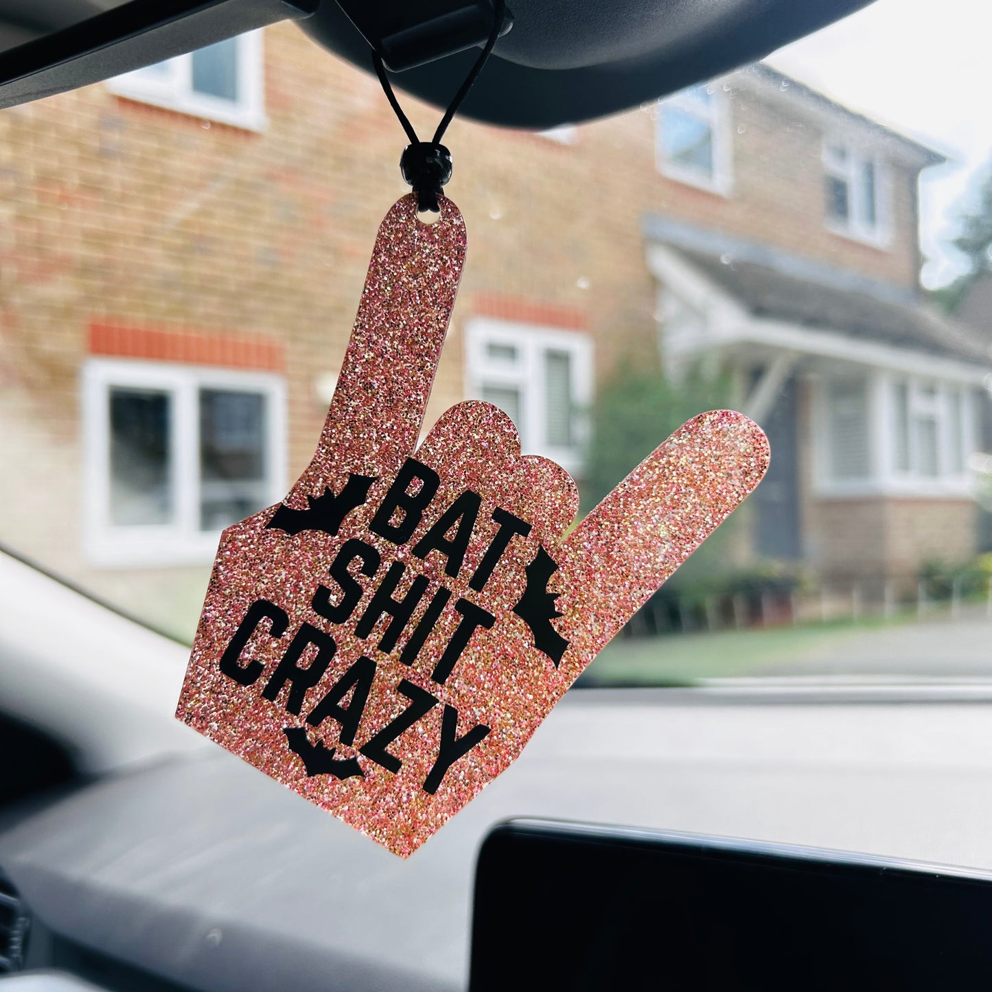 Bat Shit Crazy - Car Hanger