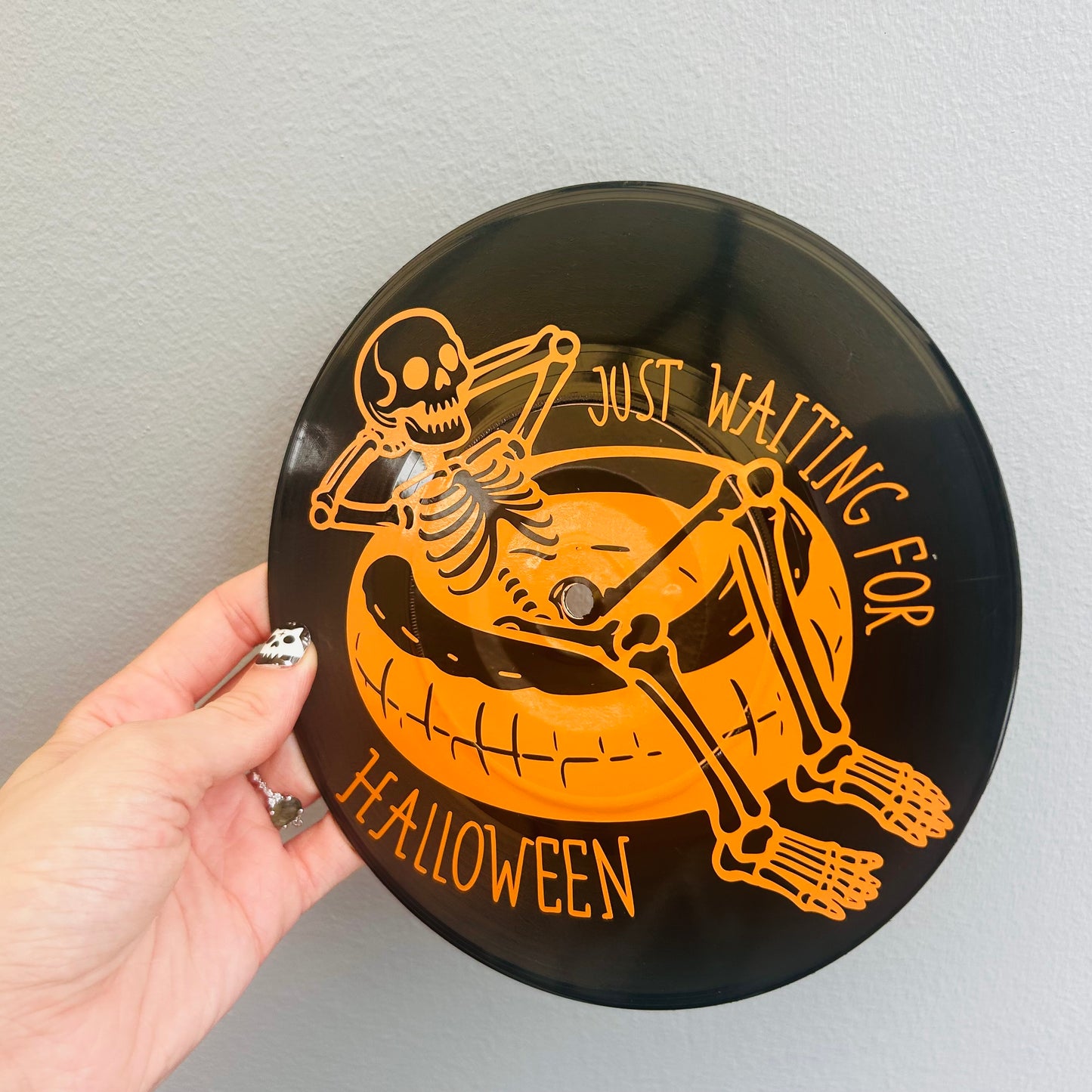 Waiting for Halloween - Vinyl Record Wall Hanging