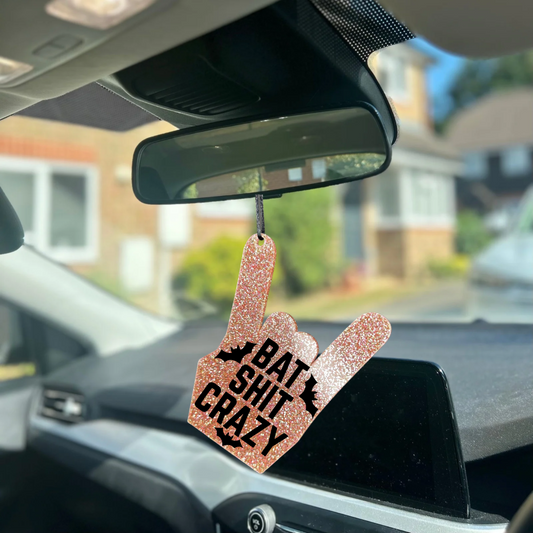 Bat Shit Crazy - Car Hanger