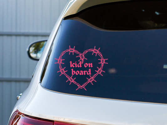 Kid On Board Car Sticker