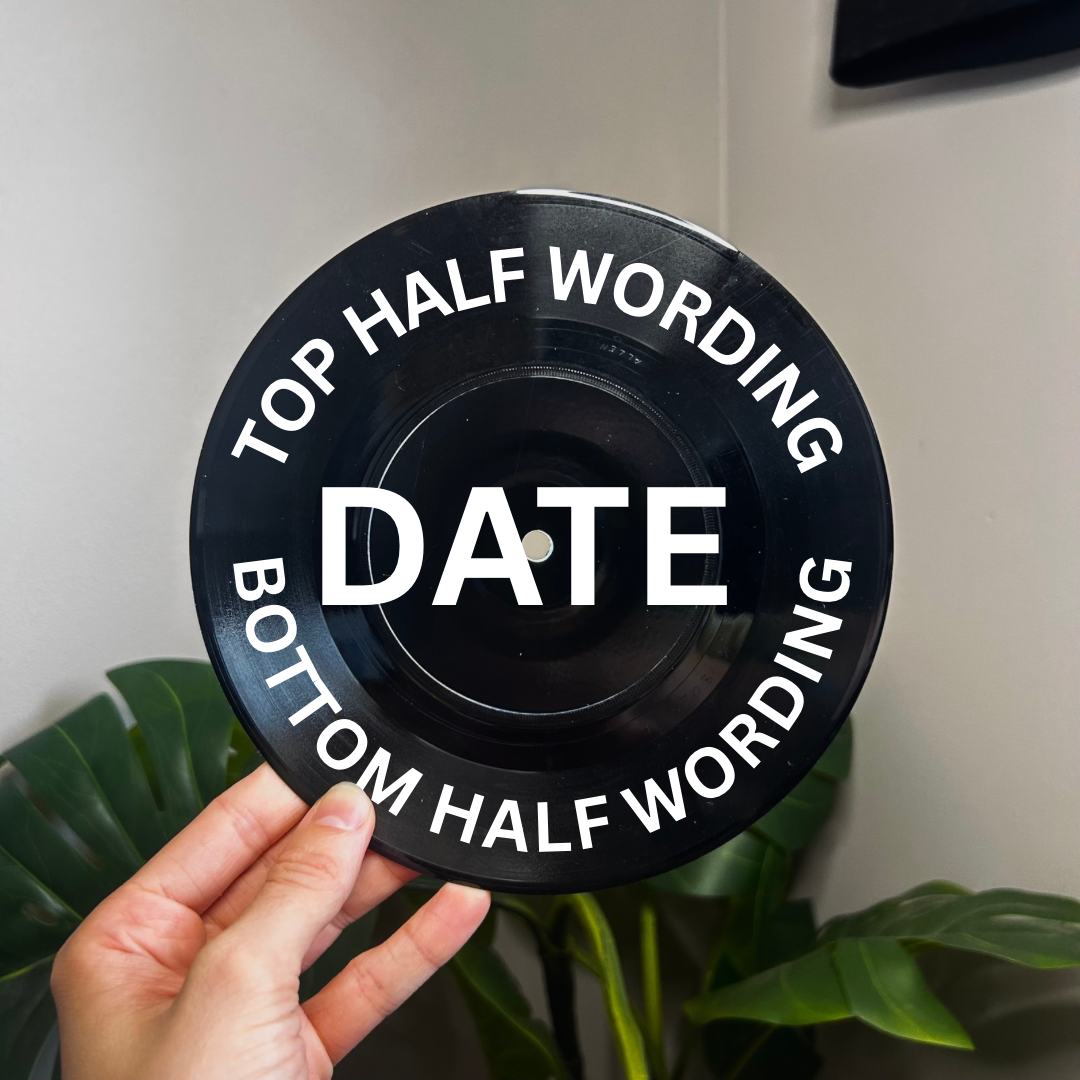 Custom Date Vinyl Record
