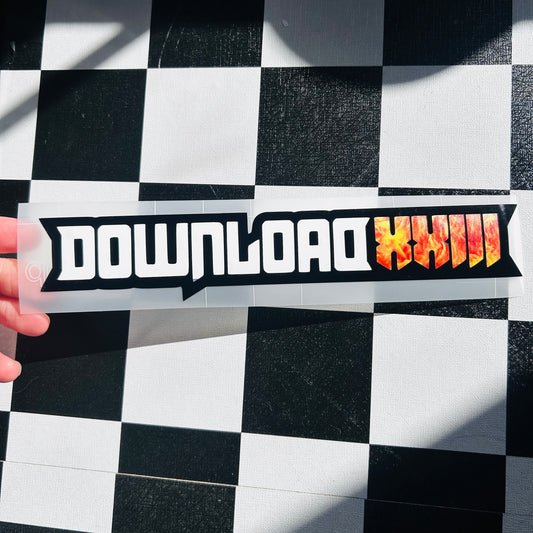 Download Festival Car Sticker