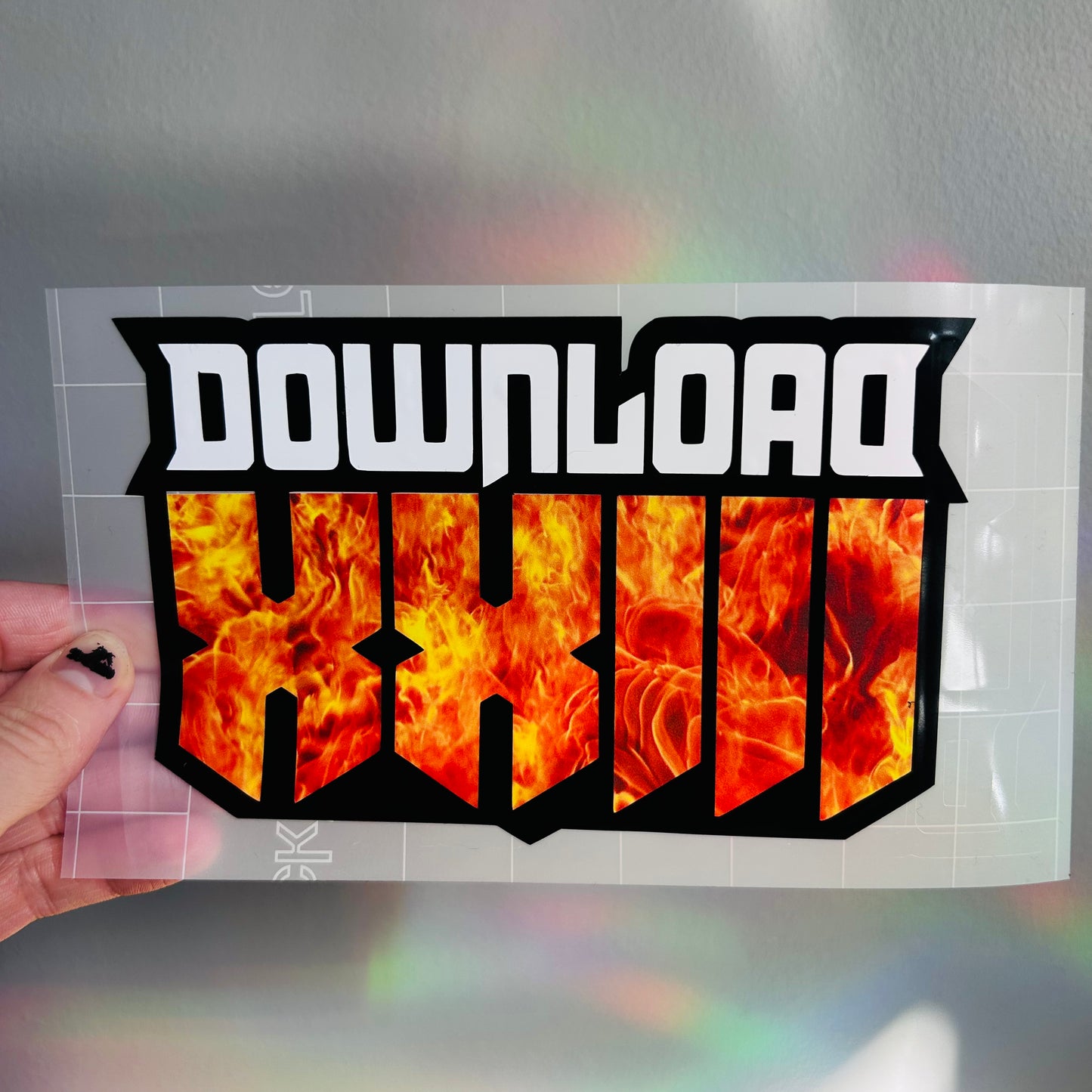 Large Download Festival Car Sticker
