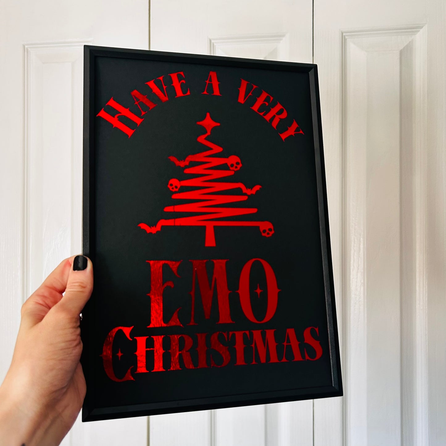 Have a Very Emo Christmas - Foiled Print