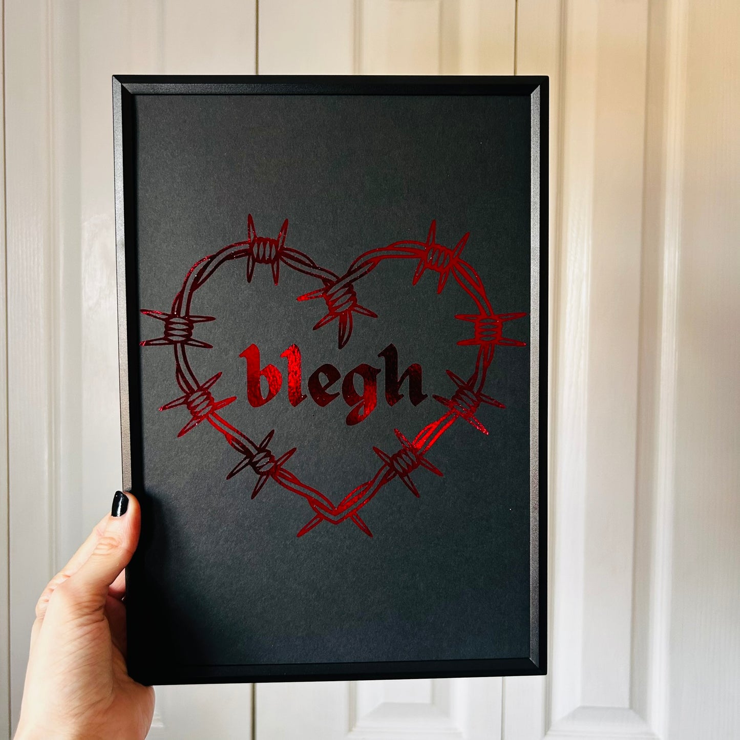 Blegh - Foiled Print