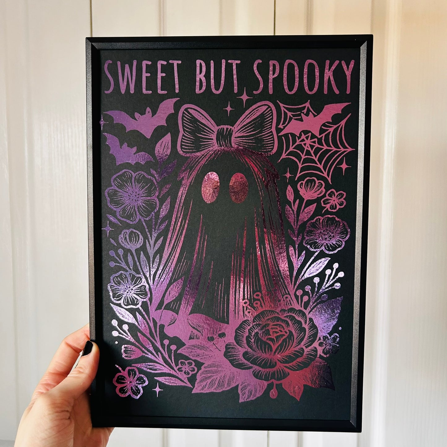 Sweet But Spooky - Foiled Print