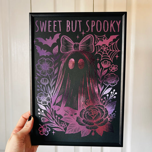 Sweet But Spooky - Foiled Print