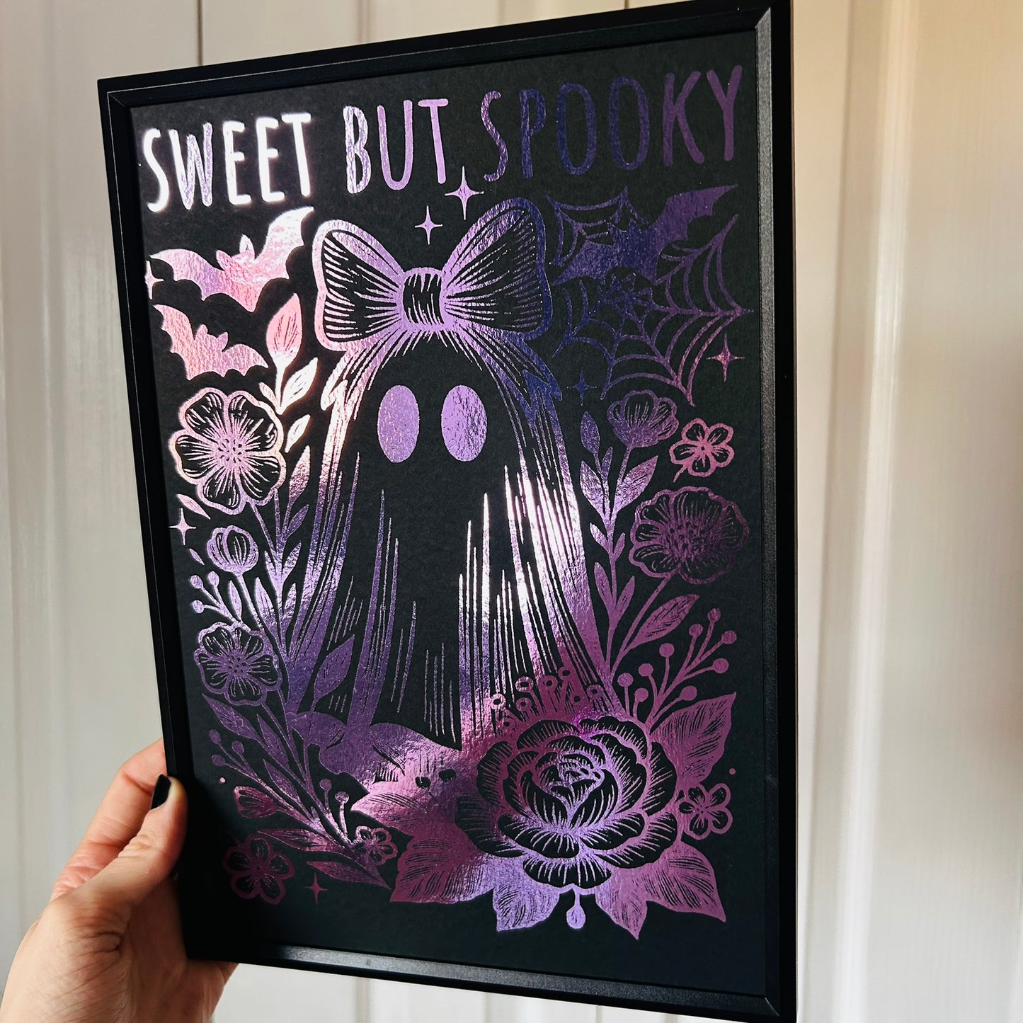 Sweet But Spooky - Foiled Print