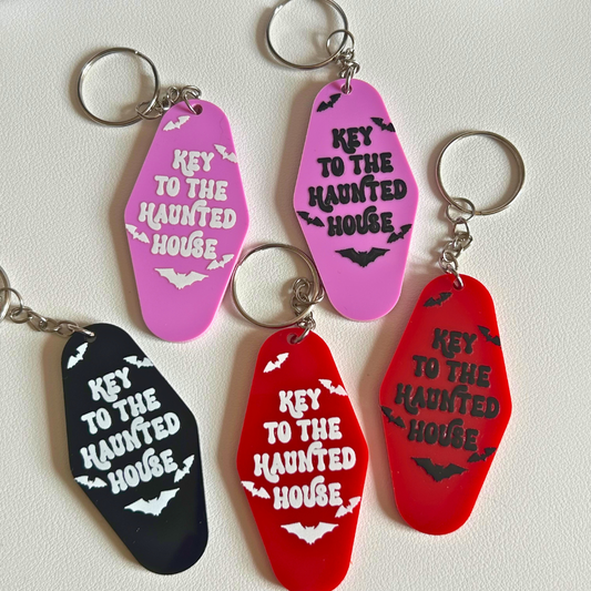 Key To The Haunted House Keyring